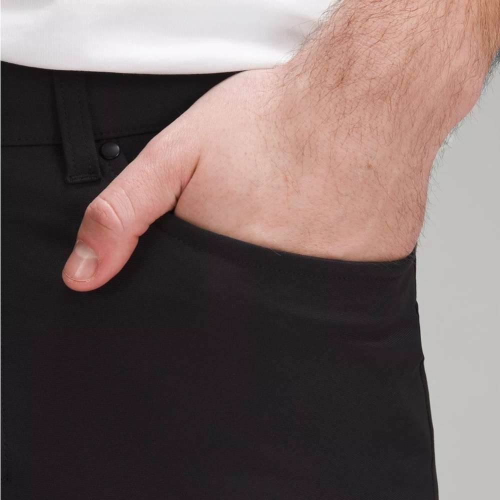 Lululemon Men’s ABC Pants Classic Black Size 38 Style M5ADFS MSRP 128.00 - Picture 3 of 10